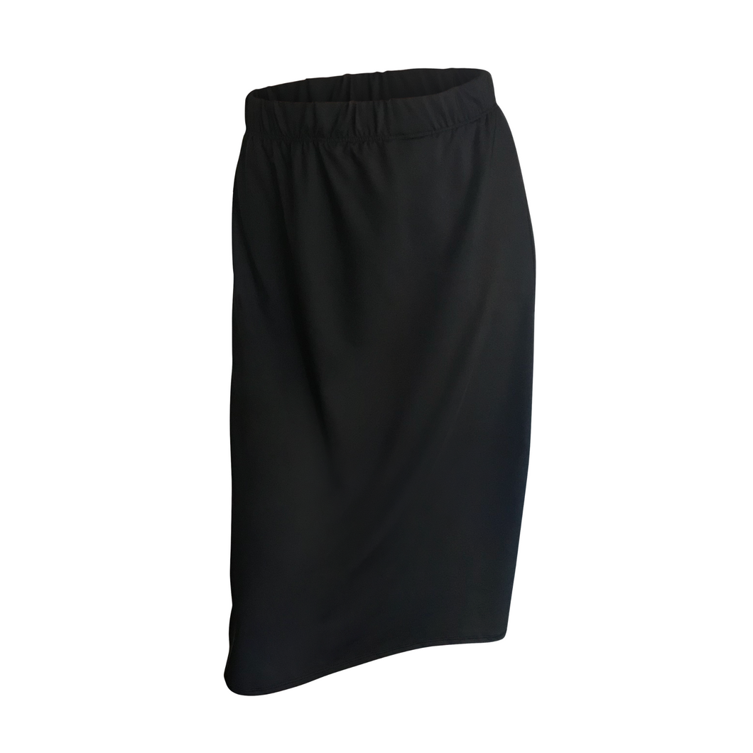 Track Warmup Pants as a Skirt for Gym Class (S-XXL) - Black