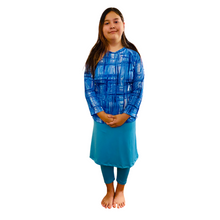 Load image into Gallery viewer, Gym Class and PE Class Approved Skirt with Leggings Attached - Turquois

